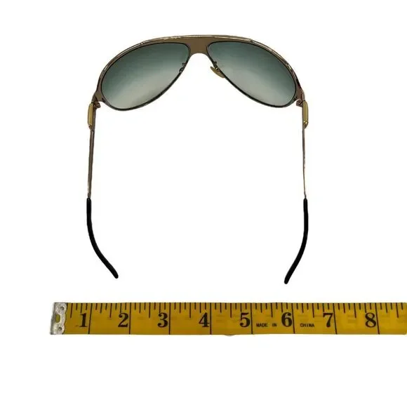 Vintage Escada Gold Aviator Sunglasses Style SES633 Unisex